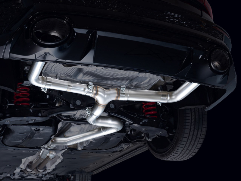 AWE Tuning Cat-Back Track Edition Exhaust System - No Tips for Audi 22-23 8Y RS3 - Image 2