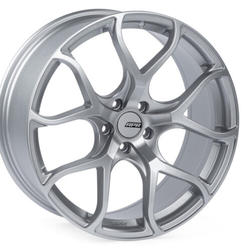 APR A01 Flow Formed - 20x9.0 - 5x112 - ET42 - 66.5mm Center Bore - Hyper Silver Wheel