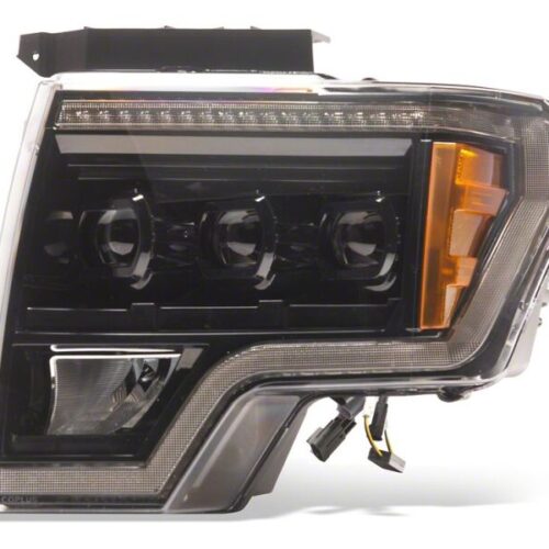 Raxiom for 2009-2014 Ford F-150 CXR Series LED Projector Headlights- Black Housing- Clear Lens - Image 4