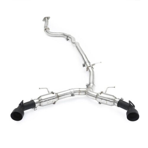 Mishimoto Cat-Back Exhaust for 2016+ Chevrolet Camaro 2.0T Dual Black Tip - Image 2
