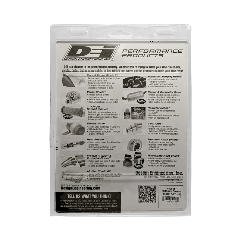 DEI Protect-A-Sleeve 1/2in ID x 6ft Universal - Titanium - Image 7