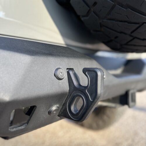 Rival 2018-2026 Jeep Wrangler JL Rear Aluminum Stubby Bumper - Image 7