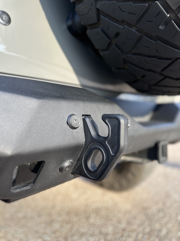 Rival 2018-2026 Jeep Wrangler JL Rear Aluminum Stubby Bumper - Image 7