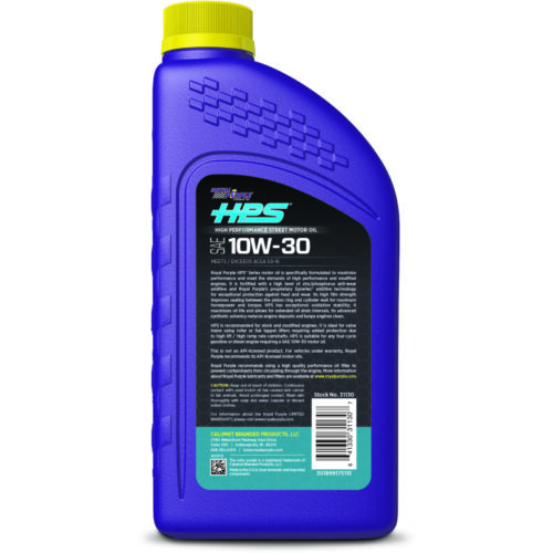 Alternative view of Royal Purple HPS Synthetic High Performance Street 10W30 Motor Oil - 1 Quart