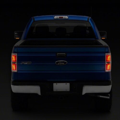 Raxiom for 2004-2014 Ford F-150 Axial Series Side Mirror LED Turn Signal Lights- Smoked - Image 4