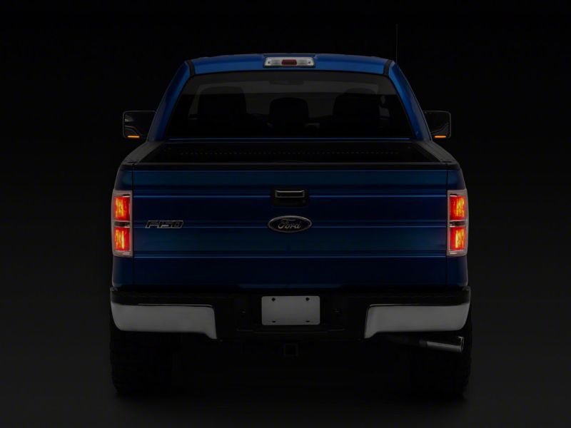 Raxiom for 2004-2014 Ford F-150 Axial Series Side Mirror LED Turn Signal Lights- Smoked - Image 4
