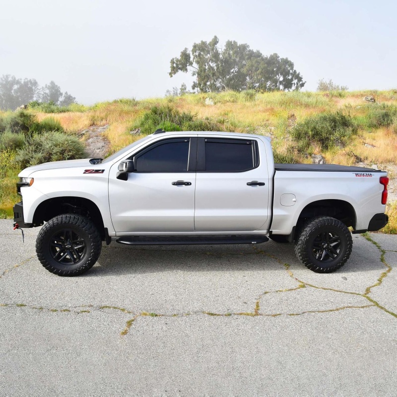 Westin 19-23 Chevrolet/GMC Silverado/Sierra 1500 Crew Cab Outlaw Nerf Step Bars - Textured Black - Image 5
