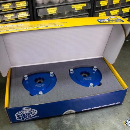 SuperPro 2015 Audi A3 Quattro Premium Front Upper Fixed Camber Offset Strut Mount Set - Image 2