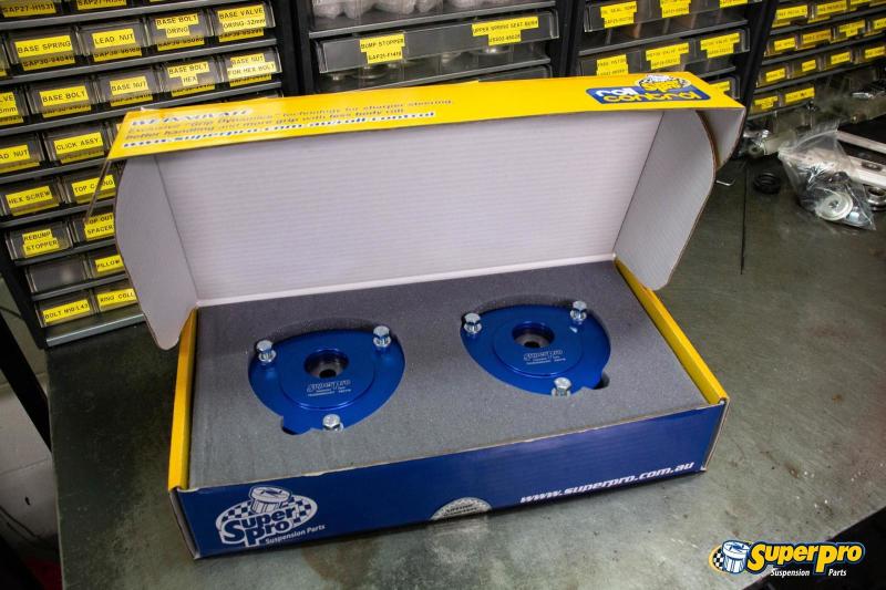 SuperPro 2015 Audi A3 Quattro Premium Front Upper Fixed Camber Offset Strut Mount Set - Image 2