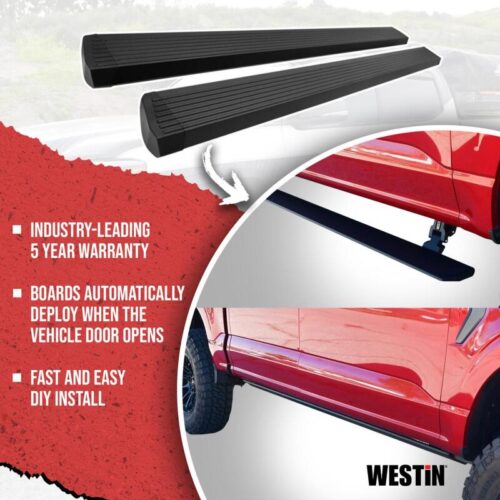 Westin 15-25 Chevrolet Colorado/Canyon Crew Cab Pro-e Electric Running Boards - Textured Black - Image 5