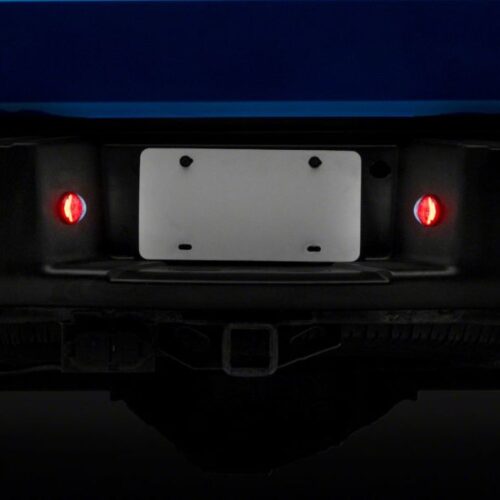 Raxiom for 2010-2014 Ford F-150 Axial Series LED License Plate Lamps- Red and White - Image 4