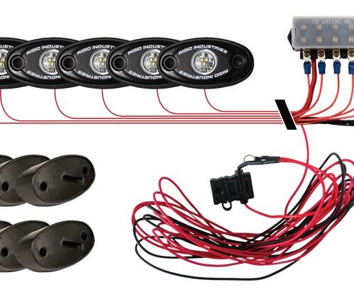 Rigid Industries Rock Light Kit- Red (4 lights) - Image 8