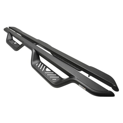 Alternative view of Westin 19-22 Chevrolet Silverado / GMC Sierra Double Cab Outlaw Nerf Step Bars - Textured Black