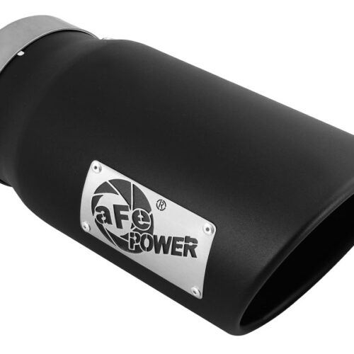 aFe Power Diesel Exhaust Tip Bolt On Black 5in Inlet x 6in Outlet x 12in Long - Image 3