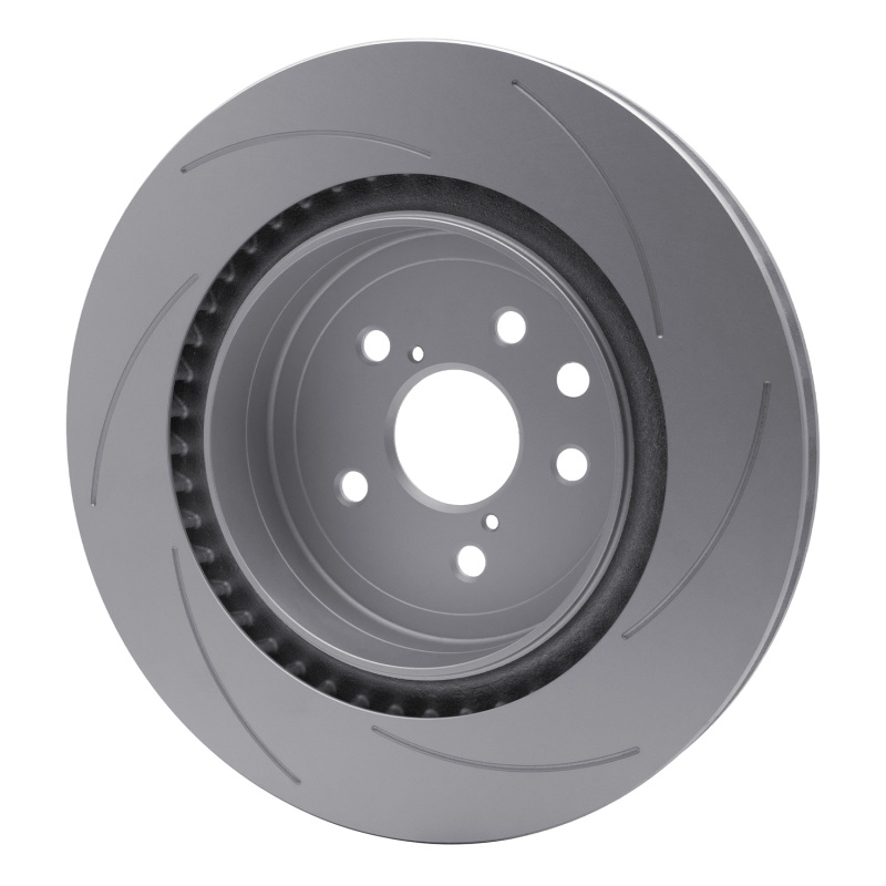 DFC 15-22 Lexus RC F Left Rear GeoSPEC Coated Rotor - Slotted - Image 4
