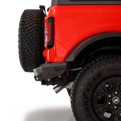Addictive Desert Designs for 2021+ Ford Bronco Rock Fighter Rear Bumper - Hammer Black - Image 9