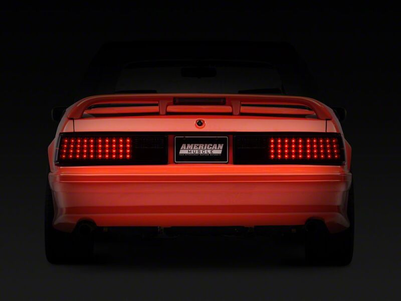 Raxiom for 1987-1993 Ford Mustang Axial Series Smoked LED Tail Lights - Image 2
