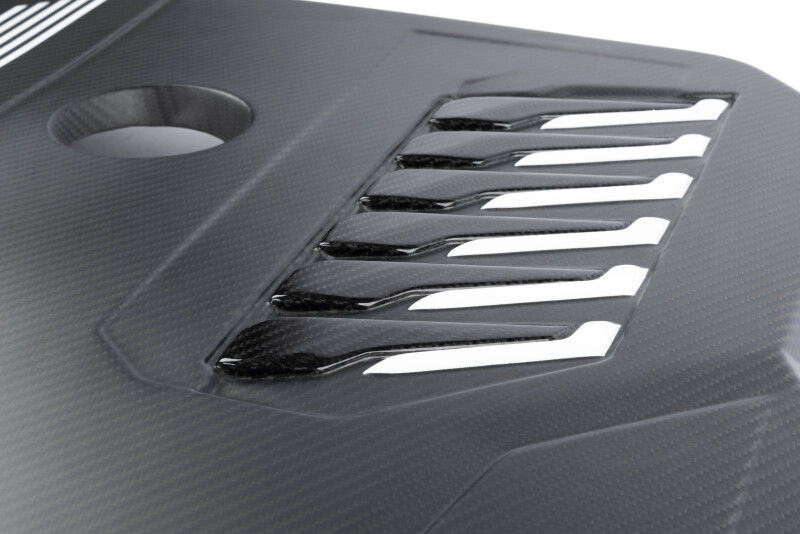 Dinan for 19-26 BMW B58D (G01/G02/G20/G22/G23/G26/G42) Matte Carbon Fiber Engine Cover w/Gloss Accents - Image 7