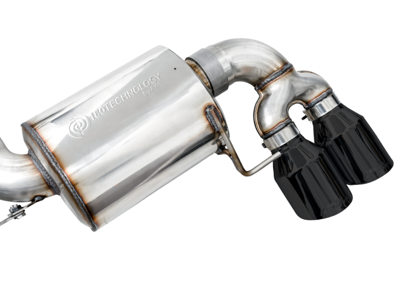 AWE Tuning Touring Edition Exhaust - Quad Diamond Black Tips for 2019+ BMW M340i (G20) Non-Resonated - Image 6