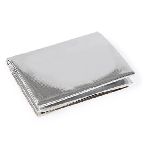 Alternative view of Mishimoto Aluminum Silica Heat Barrier W/ Adhesive Backing, 12in x 24in