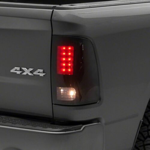 Raxiom for 2009-2018 Dodge RAM 1500/2500/3500 Axial Series LED Tail Lights- Black Housing- Smoked Lens - Image 6