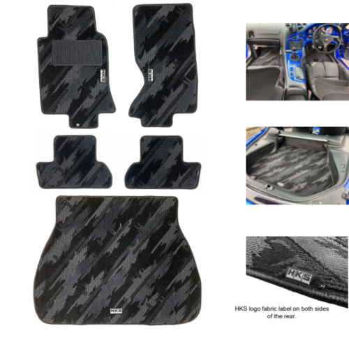 HKS 53001-AZ011 FLOOR MATS FD3S FULL SET OCT LHD
