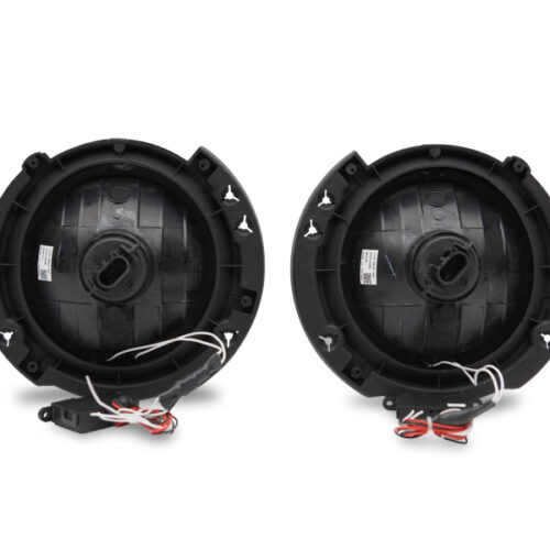 Raxiom for 2007-2018 Jeep Wrangler JK LED Halo Headlights- Chrome Housing (Clear Lens) - Image 3