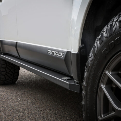 aFe Power 10-14 Subaru Outback H4 2.5L / H6 3.6L Terra Guard Trail Steps - Black - Image 4