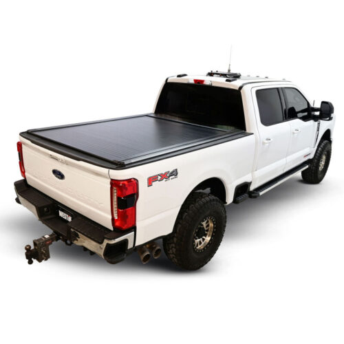 Westin 17-26 Ford F-250/F-350/F-450/F-550 SD 6ft 10in Bed Manual Retractable Tonneau Cover - Black - Image 7