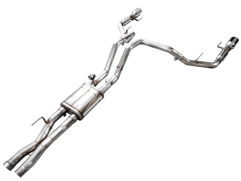 AWE Tuning Gen 3 Raptor SwitchPath Exhaust - Chrome Silver Tips - Image 8