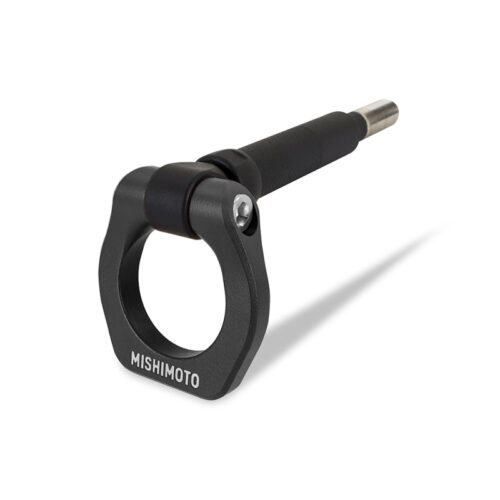 Alternative view of Mishimoto Tow Hook for 13+ Subaru BRZ/FRS/86 / 18+ Subaru WRX Black Front