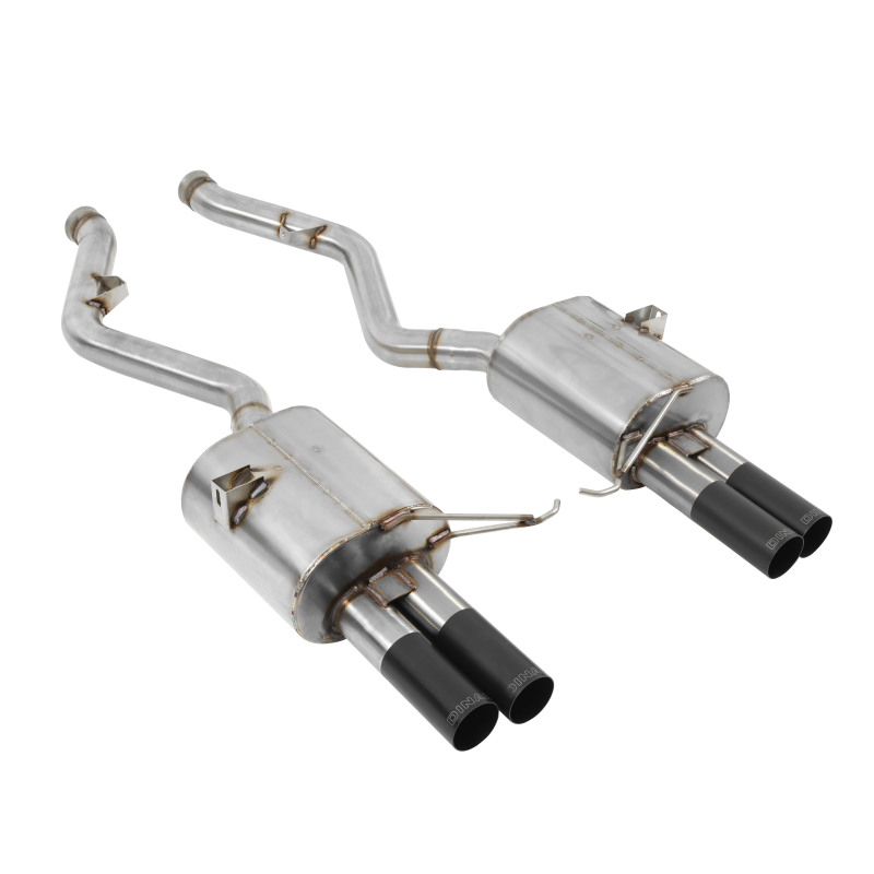 Dinan for 08-13 BMW M3 (E92/E93) Free Flow Axleback Exhaust System - Black Tips - Image 2