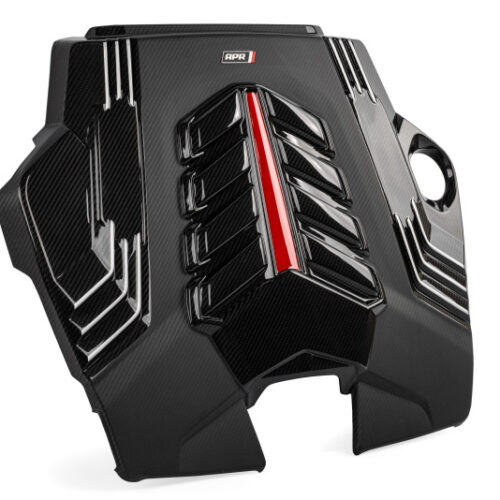 APR 20-24 Audi Q7/Q8/RS Q8/SQ7/SQ8 (4M) 2.9T/3.0T/4.0T Twill Carbon Fiber Engine Cover - Image 2