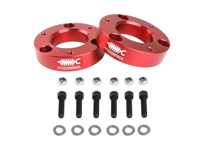 aFe Power CONTROL 2.0 IN Leveling Kit 04-21 Ford F-150 - Red - Image 4