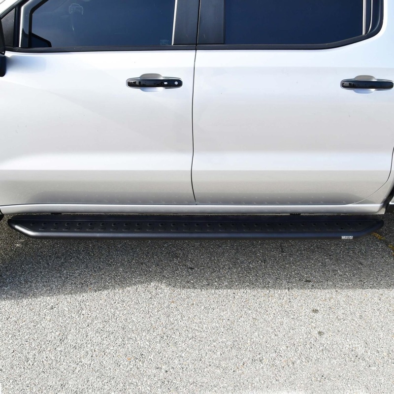 Westin 19-23 Chevrolet/GMC Silverado/Sierra 1500 Crew Cab Outlaw Nerf Step Bars - Textured Black - Image 3