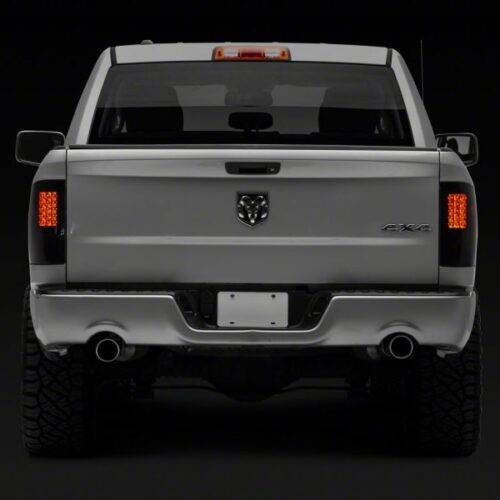 Raxiom for 2009-2018 Dodge RAM 1500/2500/3500 Axial Series LED Tail Lights- Black Housing- Smoked Lens - Image 9