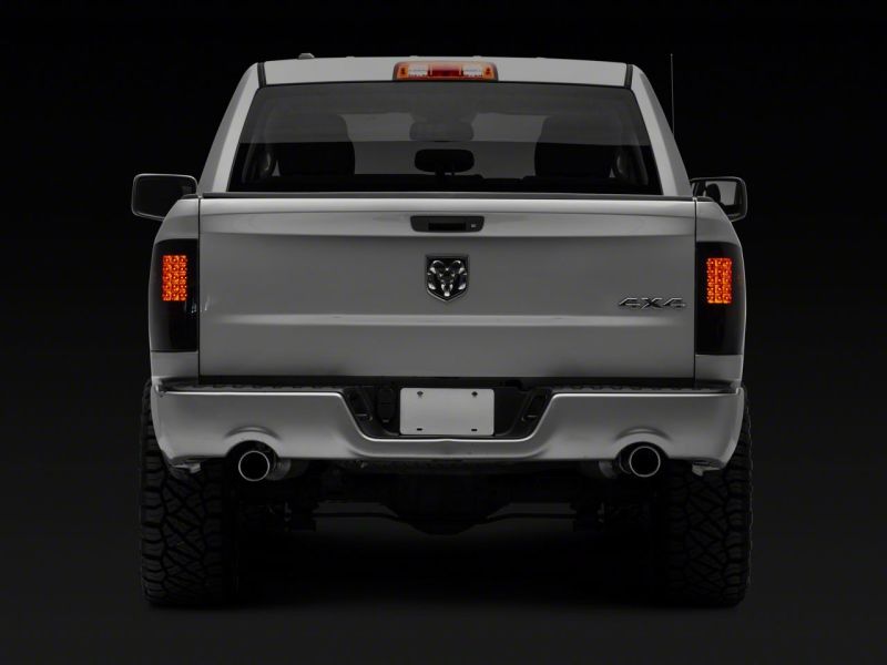 Raxiom for 2009-2018 Dodge RAM 1500/2500/3500 Axial Series LED Tail Lights- Black Housing- Smoked Lens - Image 9