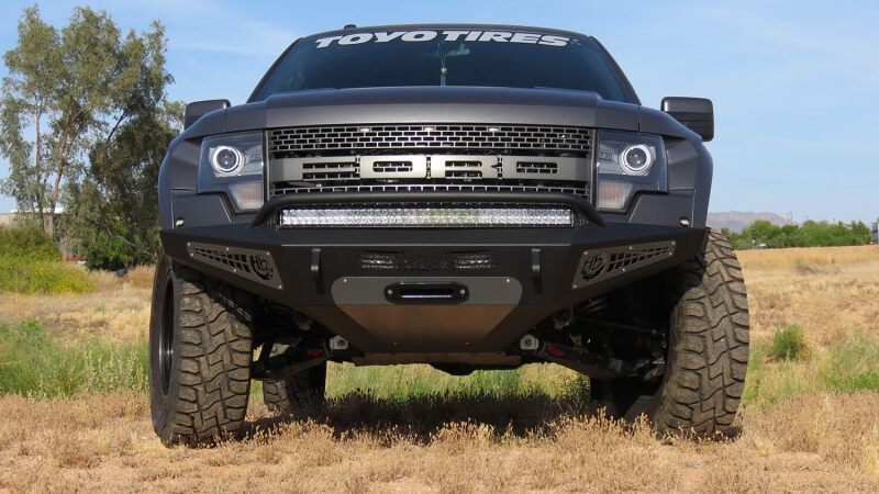 Addictive Desert Designs for 10-14 Ford F-150 Raptor HoneyBadger Front Bumper w/ Winch Mount - Image 2