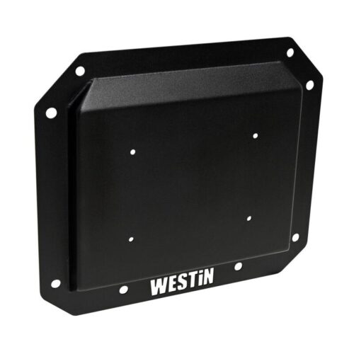 Westin 21-25 Ford Bronco (Excl. Sport) Spare Tire Delete Plate - Tex. Blk - Image 4