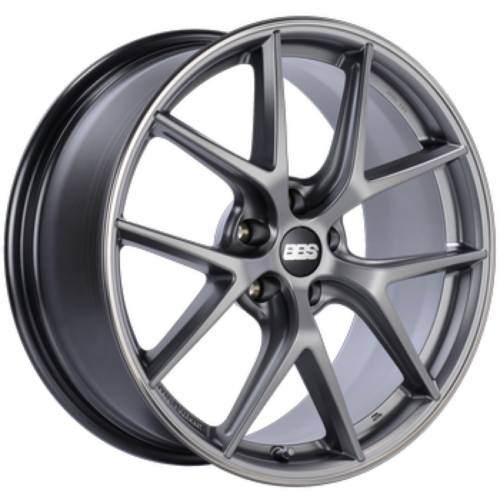 Alternative view of BBS CI-R 19x9 5x120 ET20 Platinum Silver Polished Rim Protector Wheel -82mm PFS/Clip Required