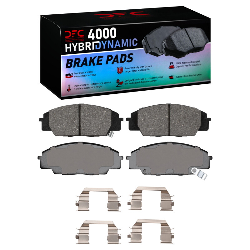 DFC 00-09 Honda S2000 Front 4000 HybriDynamic Brake Pads and Hardware Kit