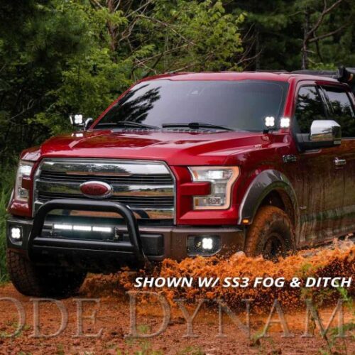 Diode Dynamics 18 In LED Light Bar Single Row Straight Clear Combo Each Stage Series - Image 5