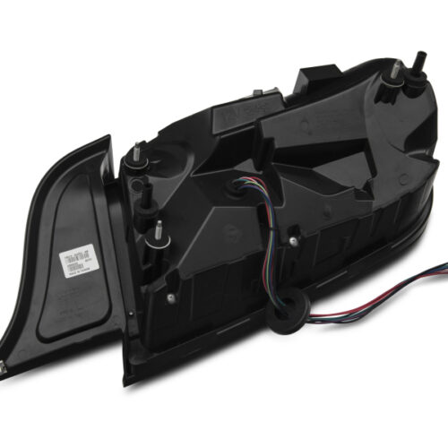 Raxiom for 2015-2022 Ford Mustang Profile LED Tail Lights - Gloss Black Housing (Smoked Lens) - Image 4