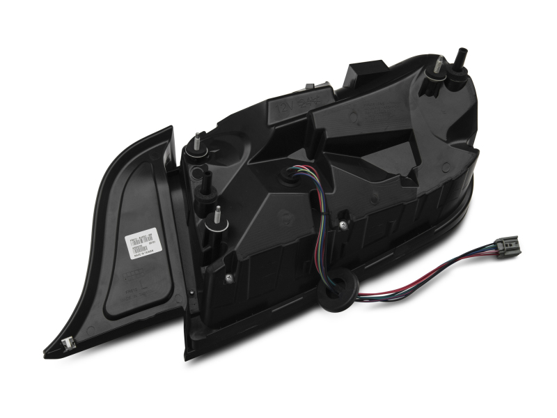 Raxiom for 2015-2022 Ford Mustang Profile LED Tail Lights - Gloss Black Housing (Smoked Lens) - Image 4