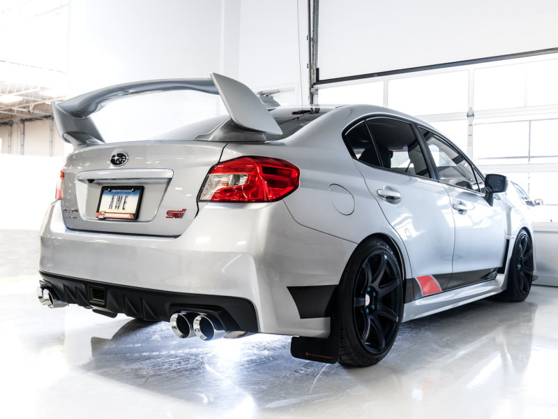 AWE Tuning Touring Edition Exhaust - Chrome Silver Tip (102mm) for Subaru STI VA / WRX GV / STI GV Sedan - Image 2
