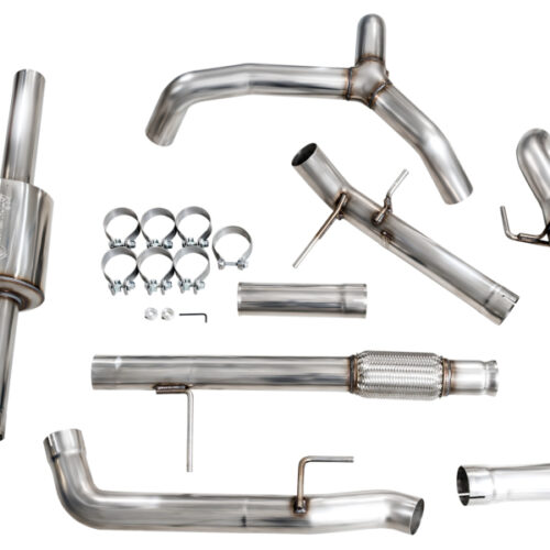 AWE Tuning 4th Gen GM 1500 5.3L 0FG Cat-Back Split Rear Exit (w/ Bumper Cutouts) - OE Tips - Image 6