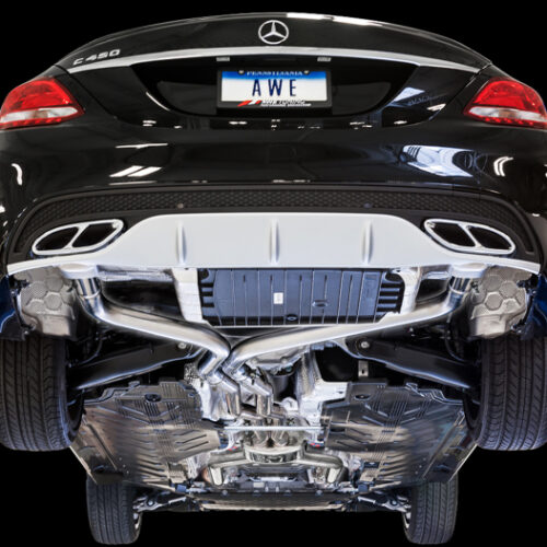 Alternative view of AWE Tuning Mercedes-Benz W205 C450 AMG / C400 Track Edition Exhaust