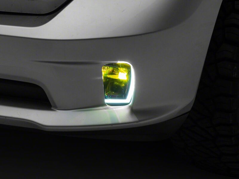 Raxiom for 2013-2018 Dodge RAM 1500 Switchback LED Fog Lights with LED DRL- White and Yellow - Image 7