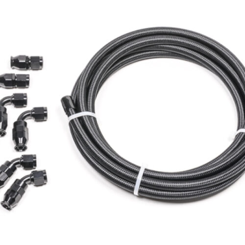 Radium Engineering 8AN Universal PTFE Hose Kit - Black Carbon