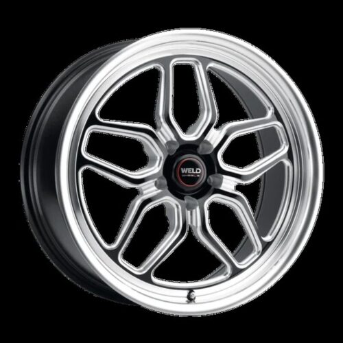 Weld Laguna Drag S152 17x10 / +49 / 5x114.3 / 78.1 CB - Gloss Black W/ Milled Spoke